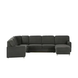 smart Wohnlandschaft  Valencia ¦ schwarz ¦ Maße (cm): B: 341 H: 90 T: 173.0