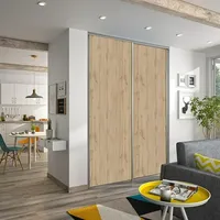 Optimum Schiebetür-Bau-Set  (Eiche Natur, 180 x 250 cm)