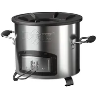 bbq#boss BBQ Boss Raketenofen, Silber, Metall, 26x23x35 cm, Grills
