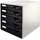 Leitz Schubladenbox 52800095 DIN A4 5Schubfächer lichtgr/sw