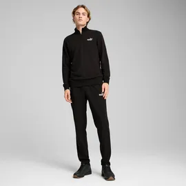 Puma Essentials No. 1 Logo French Terry 1/2-Zip Sweatshirt Herren 01 black M