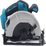 Mini Kapp- und Kreissäge - Akku Rundsäge - Bürstenloser Motor - Für Holzbearbeitung - DC-Betrieb ohne Akku - EU Stecker - Blau