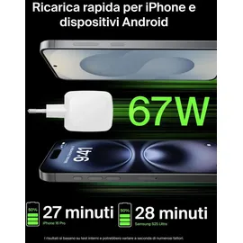 Belkin Dual USB-C Ladegerät Power Delivery und PPS (67 W) weiß