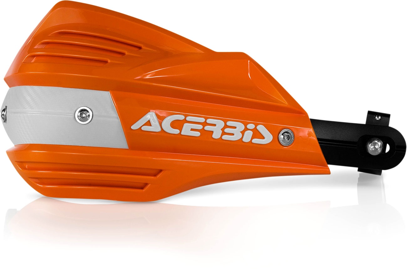 Acerbis X-Factor, Handguards - Orange/Blanc