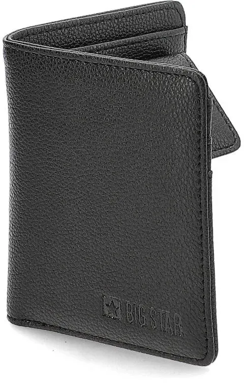 Schwarze Stylische Herren Geldbörse Big Star, universal