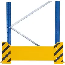 Schulte Lagertechnik Rammschutzwand B1100xH400 mm schwarz/gelb Einfachregal - Artikel: 7830493481