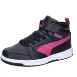 Puma Rebound V6 Mid WTR AC+ PS Sneaker, Black-Magenta Gleam White, 29