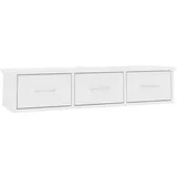vidaXL Wandregal 88 x 26 x 18,5 cm Weiß
