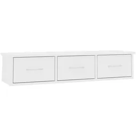 vidaXL Wandregal 88 x 26 x 18,5 cm Weiß