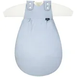 XXXLutz Alvi Babyschlafsackset Sky Way, Hellblau, Uni, Füllung: Baumwollfüllung, Gr. 62/68, Made in EU, Oeko-Tex® Standard 100, Schlafen, Babybettausstattung, Babyschlafsack