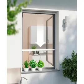 WINDHAGER Insektenschutzrollo PLUS 100 x 160 cm Weiß