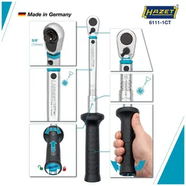 HAZET Drehmomentschlüssel 6111-1CT 20-120 Nm