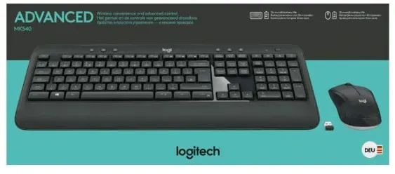 LogitechTECH Maus + Tastatur MK540 Combo kabellos