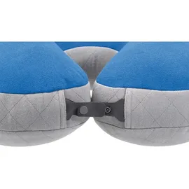 Cocoon U-Shaped Down Nackenkissen true blue/grau 33 x 27 x 12 cm