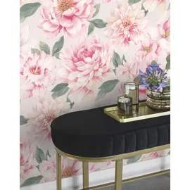 Rasch Textil Papiertapete 201345 53 m x 10 m 300 g rosa 201345