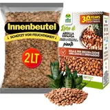 Albagarden - Blähton für Topfpflanzen und Garten - 2 Liter - Tonkugeln für Pflanzendrainage - Inertes Produkt für Hydrokultur und Hydroponik - Kugeln 8-16 mm