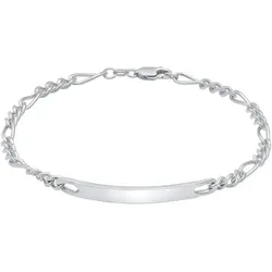 KUZZOI Herren ID Platte Figaro Klassisch 925 Silber 19 