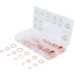 BGS Dichtring-Sortiment | Kupfer | 150-tlg.
