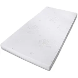 Unser Sandmännchen – Baby-/Kindermatratze mit eingenähten Stickereien, umweltfreundlich - 90x200