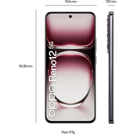 OPPO Reno12 12 GB RAM 256 GB Schwarz