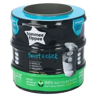 TOMMEE TIPPEE Twist & Click Nachfüllkassette 3 Stück