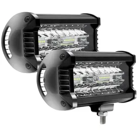 CCLIFE LED Arbeitsscheinwerfer 7 Zoll Kunststoff 16x8x7 cm schwarz