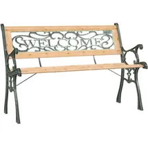 vidaXL Gartenbank 122 x 51 x 73 cm Braun
