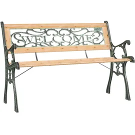vidaXL Gartenbank 122 x 51 x 73 cm Braun