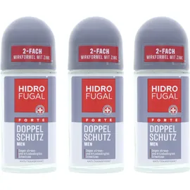 Hidrofugal Men Forte Doppel Schutz Deo Roll On 3 x 50 ml