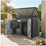 Juskys Mülltonnenbox Namur 1,9m2 grau