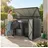 Juskys Mülltonnenbox Namur 1,9m2 grau