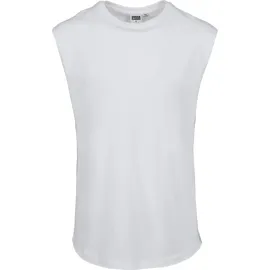 URBAN CLASSICS Open Edge Sleeveless Tee weiß XXL