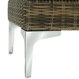 Tectake tectake® Modulares Rattanset Villanova 85 x 89 x 72 cm