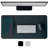 Leitz Schreibtischunterlage anthrazit Leder 70,0 x 36,0 cm, 1