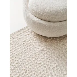 benuta Lana Wollteppich 80 x 150 cm Weiß