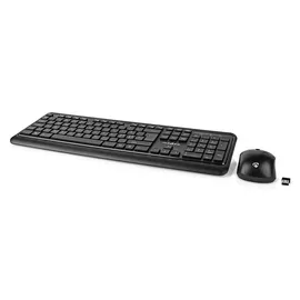 Nedis Maus und Tastatur-Set | Wireless | Maus- und Tastaturverbindung: USB | 800/1200 / 1600 dpi | Einstellbar DPI | ND-Layout