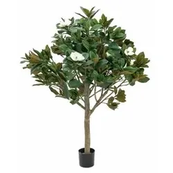 EUROPALMS Magnolienbaum, Kunstpflanze, 150cm