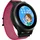 Anio 6 BT 43,90 mm Kunststoffgehäuse Hibiscus Klettverschluss rot S