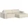 Cotta Ecksofa "Lasso L-Form, XL-Sofa", weiß (ivory), B:288cm, 88% Polyester, 12% Polyamid, Sofas, Ecksofa