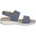 CAPRICE 9-28708-44 Damen Lt.Blue Suede 37