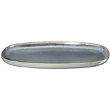 Asa Selection Servierplatte Saisons Platte, oval, denim