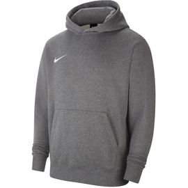 Nike Unisex Kinder Club 23 Hooded Sweatshirt, Charcoal Heather/White, 10-11 Jahre