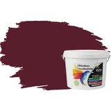RyFo Colors Silikonharz Fassadenfarbe Lotuseffekt Trend Weinrot 3l - bunte Fassadenfarbe, weitere Rot Farbtöne und Größen erhältlich, Deckkraft Klasse 1