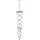 Spetebo Windspirale Twister 20 cm Silber