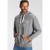 H.I.S. H.I.S Kapuzensweatshirt, Gr. S (44/46), grau meliert, , 49558609-S