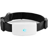 TKMARS GPS-Tracker für Hunde, kein ABO mit kostenloser App, GPS-Finder mit Halsband für Hunde, wasserdichter IP66 GSM GPRS-Tracker TK911