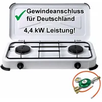 Bluecraft Gaskocher 2-flammig Campingkocher