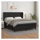 vidaXL Boxspringbett 180 x 200 cm Schwarz