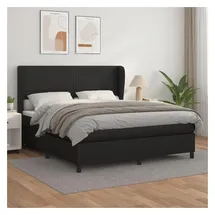 vidaXL Boxspringbett 180 x 200 cm Schwarz