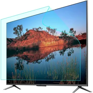 AYCDL 32-75 Zoll Anti-Blaulicht-Tv-Displayschutz, Blendfreie/Kratzfeste, Mattierte Folie, Antireflexionsrate Bis Zu 90% Für LCD, Led, OLED Und QLED 4K HDTV, 32 Zoll,55 in 1221 X 689mm